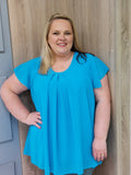 COPE CLOTHING : Curve Collection Chiffon Layered Top