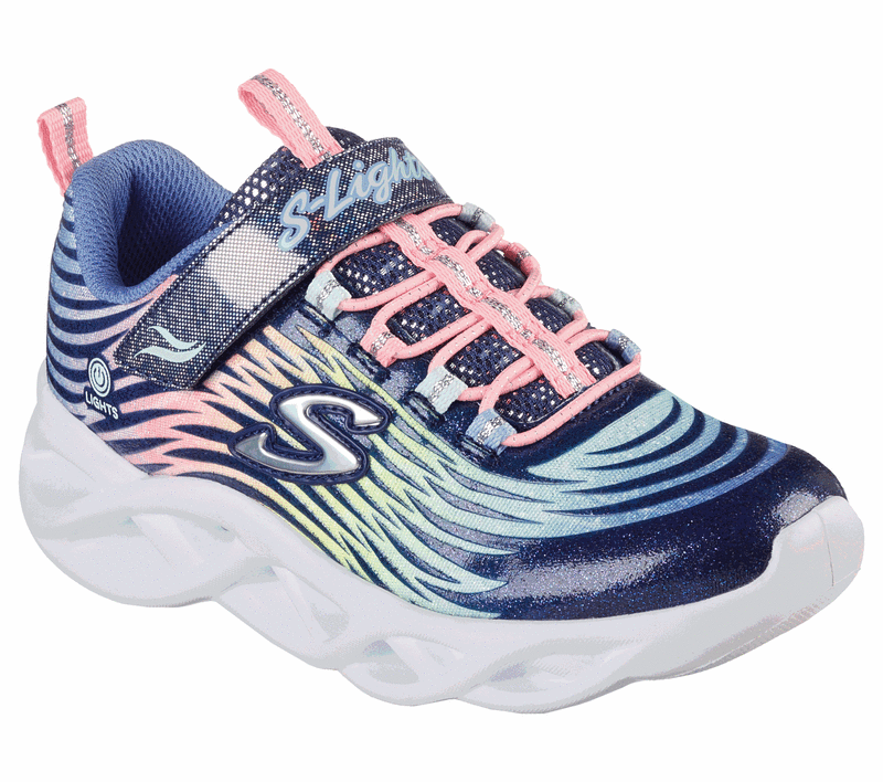 SKECHERS Twisty Bright Mystical Bliss Girl's Light-Up Trainers