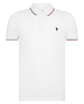 REMUS UOMO :White Short Sleeve Polo Shirt