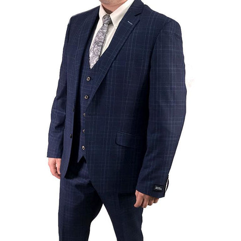 DANIEL GRAHAME : Dale Blue 3-Piece Suit