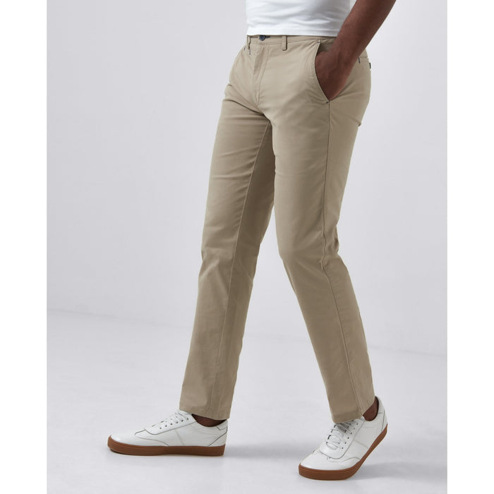 REMUS UOMO Men's Slim Fit Chinos - Sand