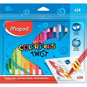 MAPED : 24 pack colour twists