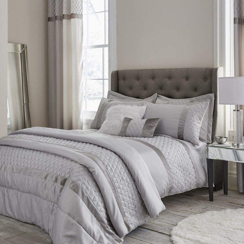 CATHERINE LANSFIELD : Sequin Cluster Duvet Cover - Silver