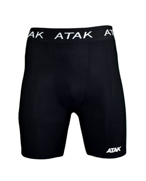 ATAK: Compression Active + Recovery Shorts Black
