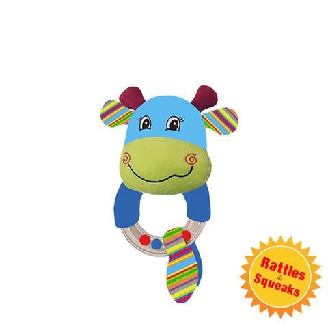 BABY BABY : Cow Bead Rattle