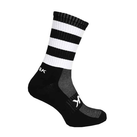 ATAK: Shox Mid Leg Football Socks Black / White