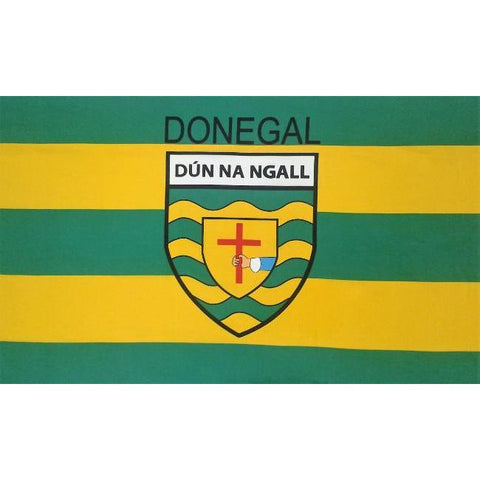 DONEGAL GAA : 5X3 Crested Flag