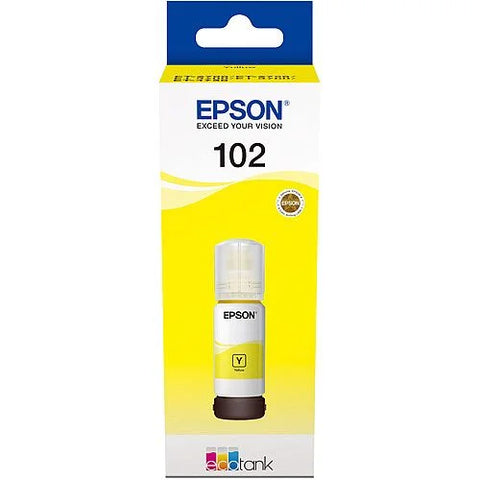 Epson 102 Yellow Ink Bottle, 70ml