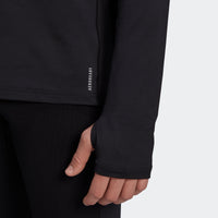 ADIDAS Men's Own The Run Half Zip Top - Black