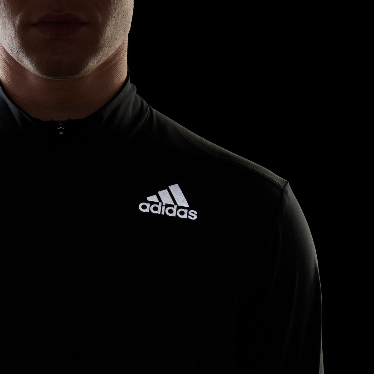ADIDAS Men's Own The Run Half Zip Top - Black