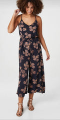 MARC ANGELO : Printed Strappy Jumpsuit