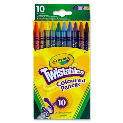 CRAYOLA : 10 Pack Twistable Pencils