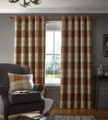 CATHERINE LANSFIELD : Brushed Heritage Check Curtain