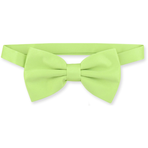 ZAZZI :  Silk Effect Lime Green Bow Tie