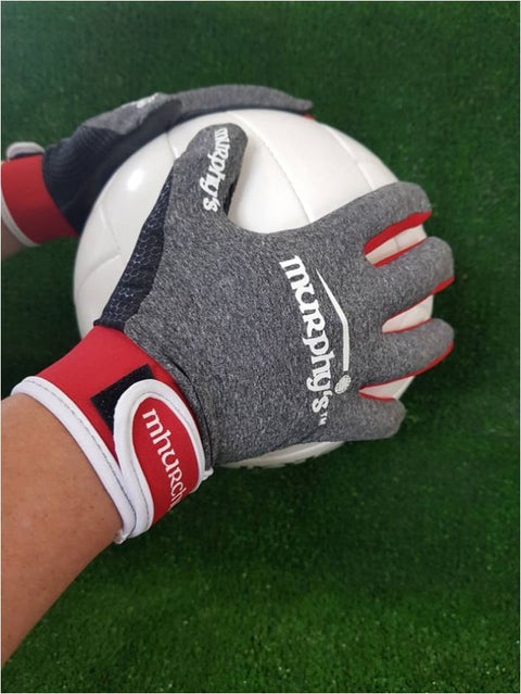 MURPHY'S: GAA Gloves Red / Grey