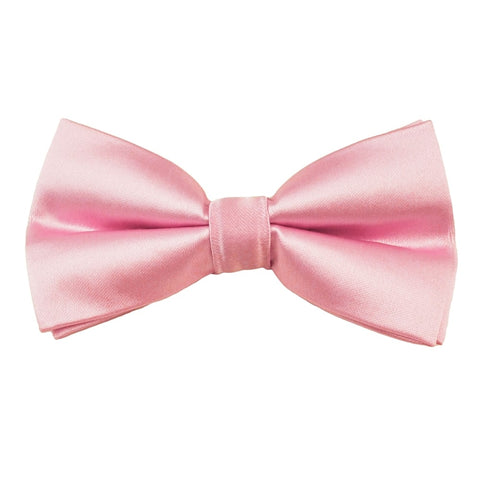 ZAZZI :  Silk Effect Pink Bow Tie