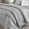 CATHERINE LANSFIELD : Sequin Cluster Bedspread - Silver