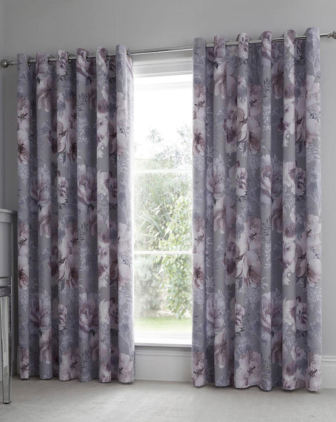 CATHERINE LANSFIELD : Dramatic Floral Curtain